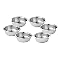URBAN SPOON Stainless Steel Mini Bowl, Katori, Wati Set 6 Pcs 200ml Each - 10 cm
