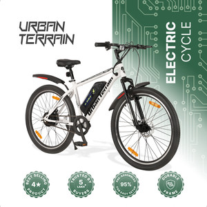 urban terrain e-galaxy for menwomen ages 15 range 30km battery cycles 26 inches single speed lithium-ion li-ion electric cycle