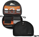 URBAN WOLF Tech Pouch Electronics Organizer for Cables/Adapters/Charger/Hard disk/SD Card (Black)