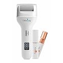 Urban Yog Callus Remover + Electric Facial Hair Remover for Women | 3 Rollers, 2-Speed Settings | Painless Hair Removal for Upper Lip, Chin | Fast Type-C Charging | Complete Grooming Kit