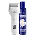 Urban Yog Callus Remover + Hair Removal Spray for Women (200 ml) | Painless Hair &amp; Callus Removal Kit | 2-Speed Foot File + Aloe Vera Body Hair Removal Spray for Legs, Hands &amp; Underarms