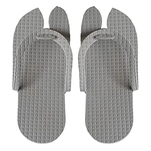 urbane home rubber bathroom slipper for men amp women 1 pair grey