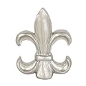 Urbanest Fleur de Lis Lamp Finial, 2 3/8-inch Tall, Pewter