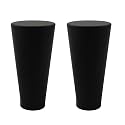 Urbanest Set of 2 Zario Lamp Finial, 2-inch Tall, Black