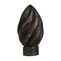 Urbanest Worcester Finial, 2 3/8-inch Tall, Antique Gold
