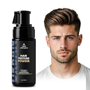 urbangabru hair texture powder for men  100 natural based talc-free volumizing styling powder  natural finish high volume 5gm