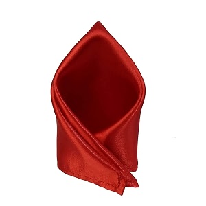 urbanity premium mens solid micro fiber silk satin pocket square wedding handkerchiefs