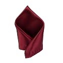 Urbanity Premium Men`s Solid Micro Fiber Silk Satin Pocket Square Wedding Handkerchiefs