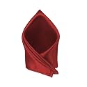 Urbanity Premium Men`s Solid Micro Fiber Silk Satin Pocket Square Wedding Handkerchiefs