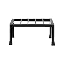 URBANMAALI Plant / Planter / Pot / Gamla Stand for Outdoor / Indoor / Balcony Heavy Duty Iron Material for Home / Garden and Living Room-(Black-Set of 1)