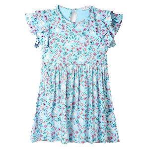 UrbanMark Junior Girls Rayon Floral Printed Cap