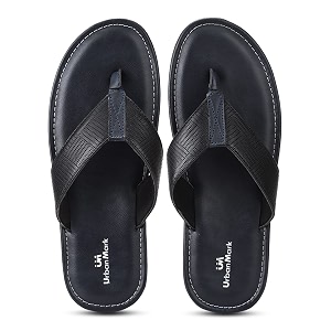 urbanmark men comfortable light weight perforated upper anti-skid slippers