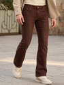 Urbano Fashion Boot-Leg Men Brown Jeans