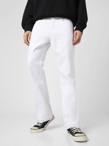 Urbano Fashion Boot-Leg Men White Jeans