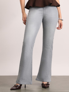 Urbano Fashion Boot-Leg Women Grey Jeans