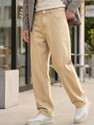 Urbano Fashion Loose Fit Men Beige Jeans