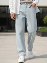 Urbano Fashion Loose Fit Men Grey Jeans