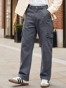 Urbano Fashion . Loose Fit Men Grey Jeans