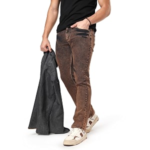 Urbano Fashion Mens Bootcut Fit Mid Rise