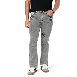 Urbano Fashion Mens Bootcut Fit Mid Rise