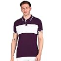 Urbano Fashion Men39s Colour-Block Slim Fit Half