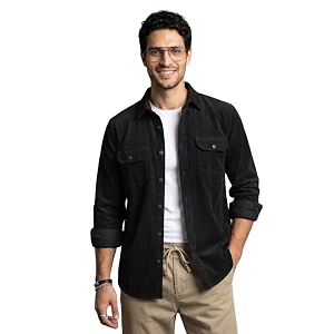 Urbano Fashion Mens Corduroy Full Sleeve Regular