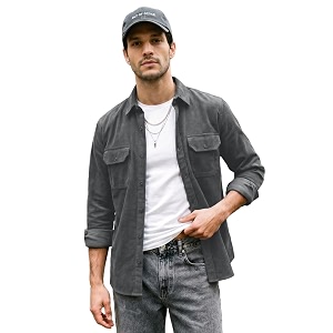 Urbano Fashion Mens Corduroy Full Sleeve Regular
