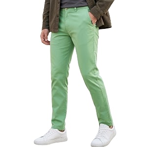 urbano fashion men39s cotton light weight non-stretch slim fit casual trousers
