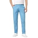Urbano Fashion Men's Cotton Light Weight Non-Stretch Slim Fit Casual Trousers