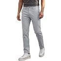 Urbano Fashion Men's Cotton Light Weight Non-Stretch Slim Fit Casual Trousers