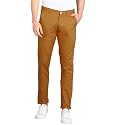 Urbano Fashion Men's Cotton Light Weight Non-Stretch Slim Fit Casual Trousers