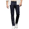 Urbano Fashion Men's Cotton Light Weight Non-Stretch Slim Fit Casual Trousers