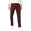 Urbano Fashion Men's Cotton Light Weight Non-Stretch Slim Fit Casual Trousers