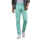 Urbano Fashion Men's Cotton Light Weight Non-Stretch Slim Fit Casual Trousers