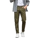 Urbano Fashion Men's Cotton Light Weight Non-Stretch Slim Fit Casual Trousers