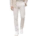 Urbano Fashion Men's Cotton Light Weight Non-Stretch Slim Fit Casual Trousers