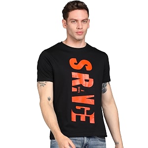Urbano Fashion Mens Graphic Printed Round Neck