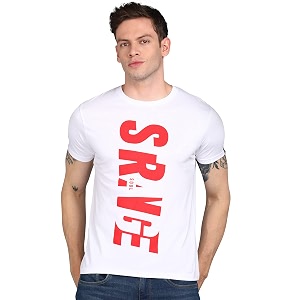 Urbano Fashion Mens Graphic Printed Round Neck