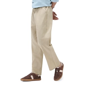 Urbano Fashion Mens Loose Fit Solid Linen