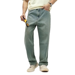 Urbano Fashion Mens Loose Baggy Fit Heavy