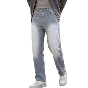 Urbano Fashion Mens Loose Baggy Fit Washed