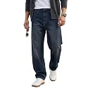 Urbano Fashion Men39s Loose Baggy Fit Washed