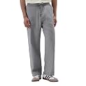 Urbano Fashion Men39s Loose Fit Solid Linen
