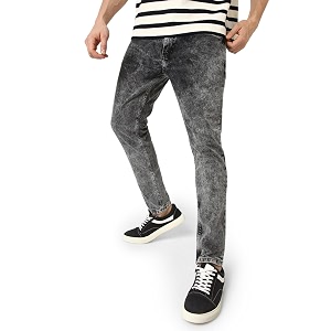 Urbano Fashion Mens Mid Rise Slim Fit