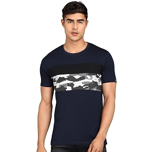 Urbano Fashion Mens Military Camouflage Printed Slim