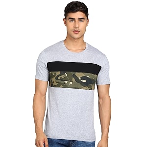 Urbano Fashion Mens Military Camouflage Printed Slim