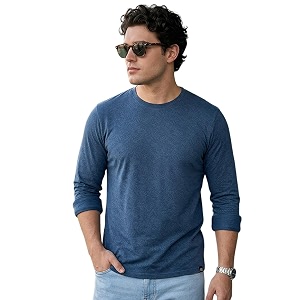 Urbano Fashion Mens Printed Full Sleeve Slim