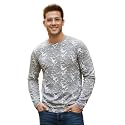 Urbano Fashion Men39s Printed Full Sleeve Slim