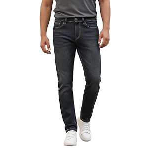 Urbano Fashion Mens Regular Fit Washed Jeans