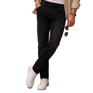 Urbano Fashion Mens Regular Fit Washed Jeans